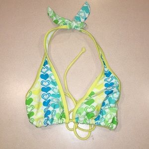 ! Contour - multi hearts string bikini top